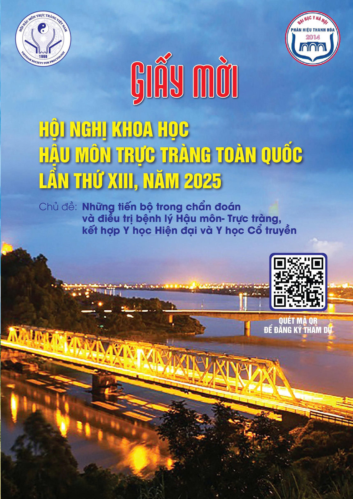 Hình ảnh tin tức Thư mời tham gia Hội nghị khoa học hậu môn trực tràng toàn quốc lần thứ XIII, năm 2025